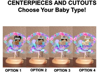 baby mermaid centerpieces