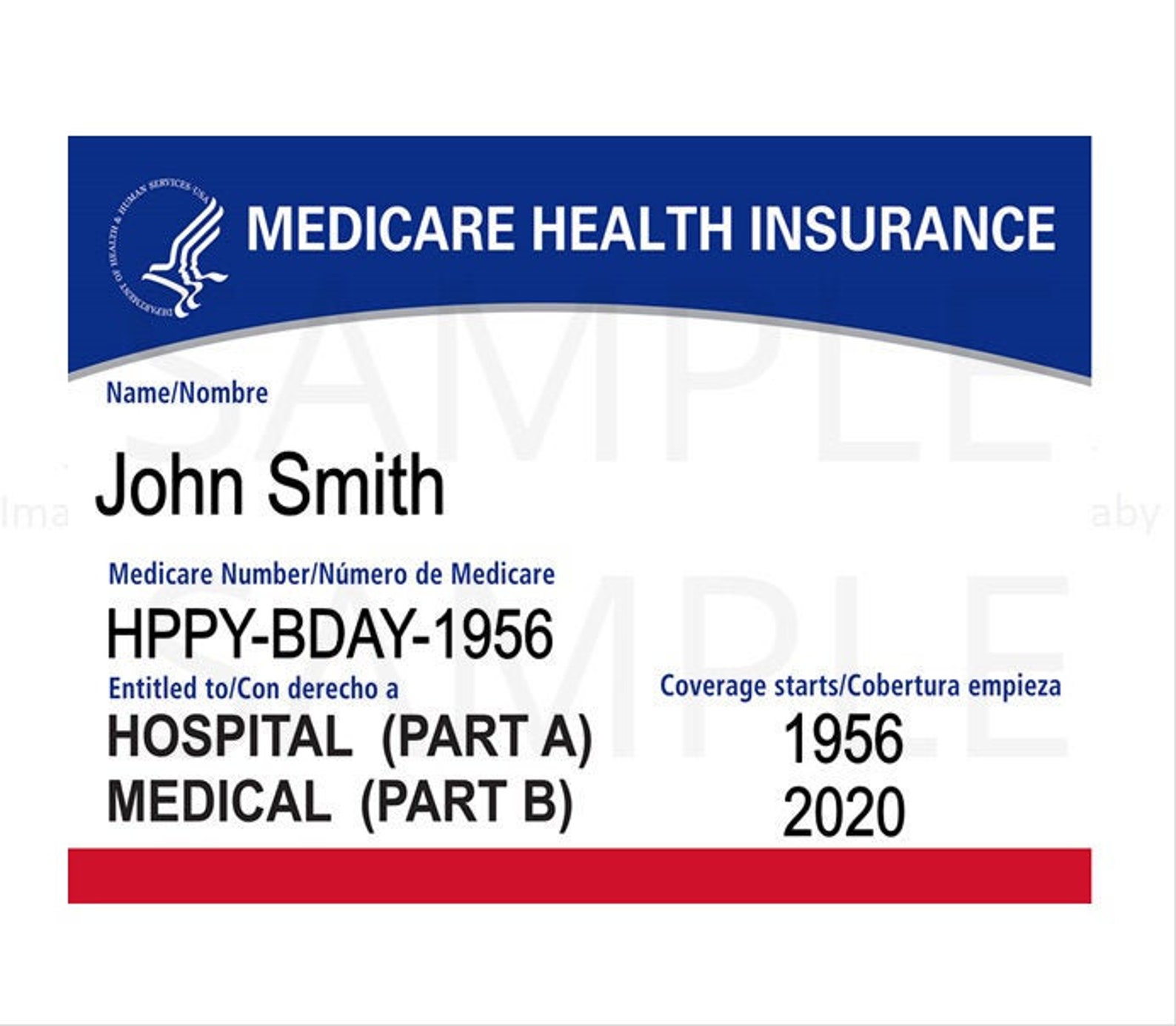 Medicare Card EDIBLE Image for Cakes and Cupcakes Retirement Etsy