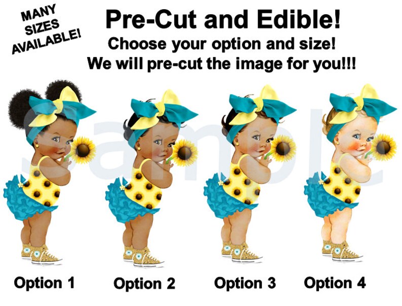 Free Free 122 Sunflower Afro Puff Baby Clipart SVG PNG EPS DXF File