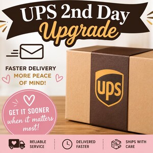 UPS 2nd Day Shipping Upgrade -Use this ONLY when you want to upgrade your shipping after you already purchased