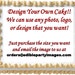 Design Your Own Edible Cake Topper Print, Do It Yourself Cake, Design Your Own Edible Photo Image, Edible Cake Image, Create Your Own Design
