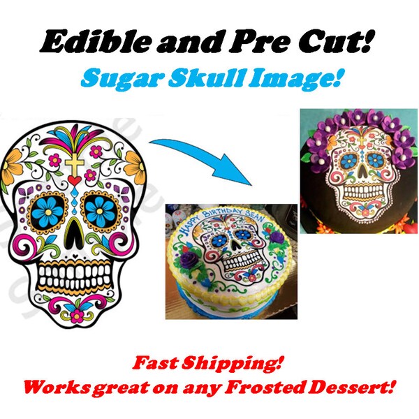 Day of the Dead Cake Topper - Etsy