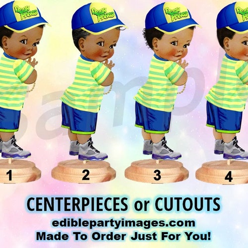 Little Prince Fresh Baby Boy Centerpieces With Stand or Cut Etsy