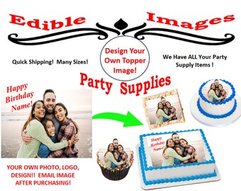 Design Your Own Edible Cake Topper Print, Do It Yourself Cake, Design Your Own Edible Photo Image, Edible Cake Image, Create Your Own Design