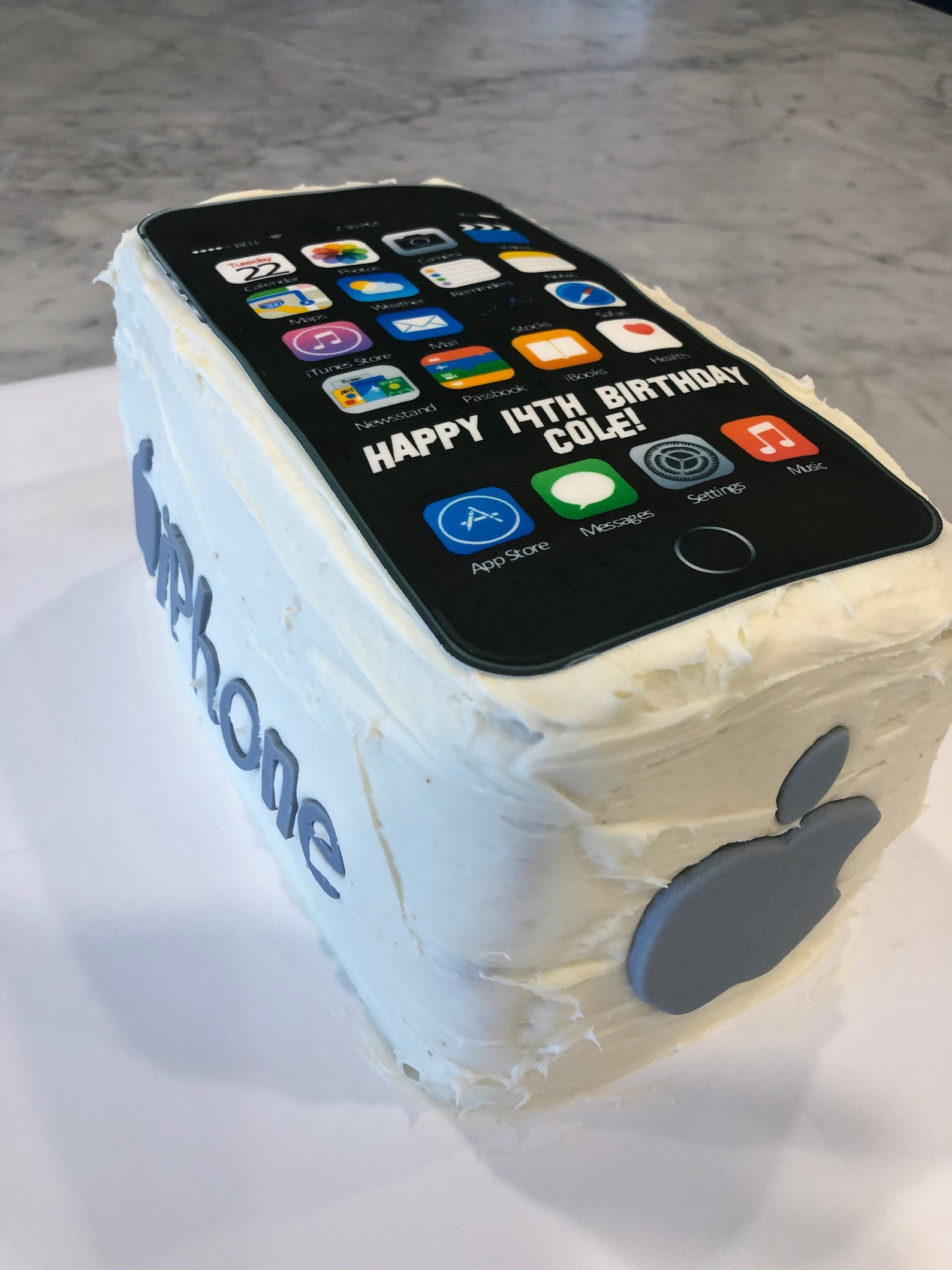 Cell Phone IPhone Theme EDIBLE Cake Topper Image Frosting Etsy