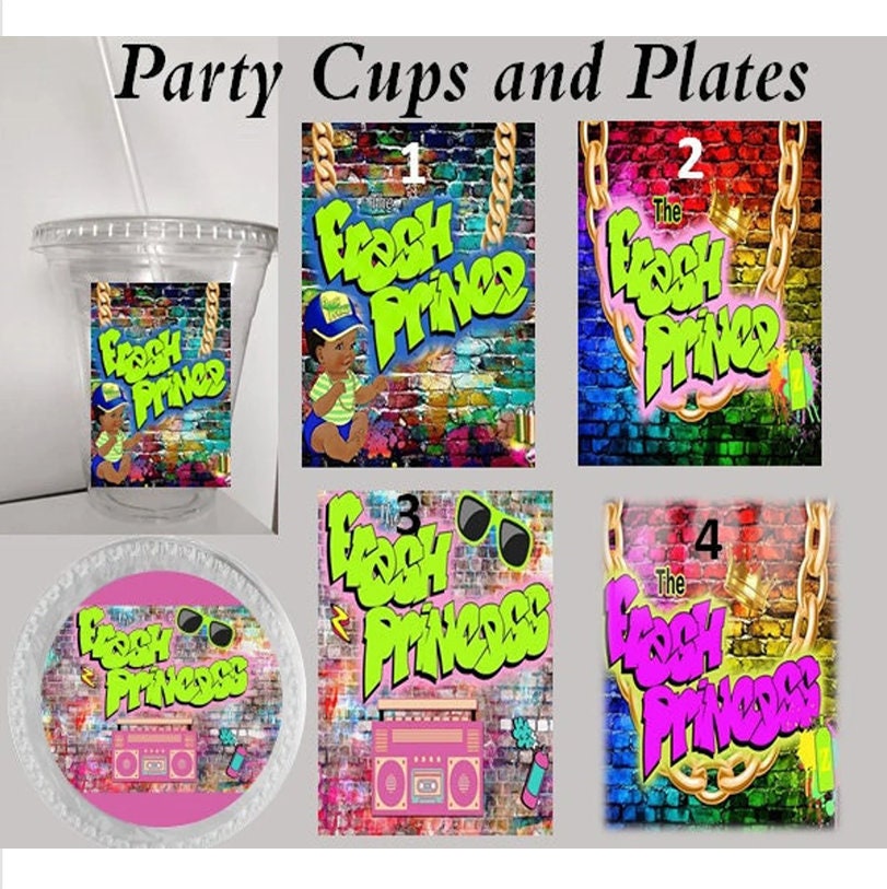 Disney Plastic Cups - Lenticular Princess Profile - Set of 4