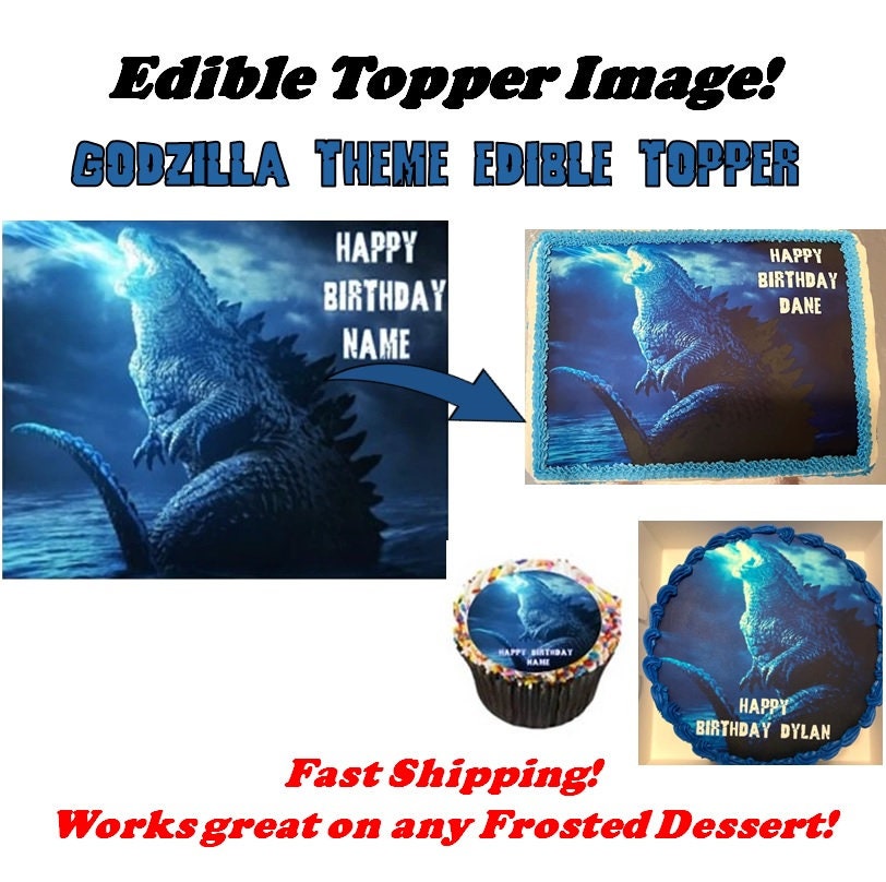 12+ Godzilla Cake Topper