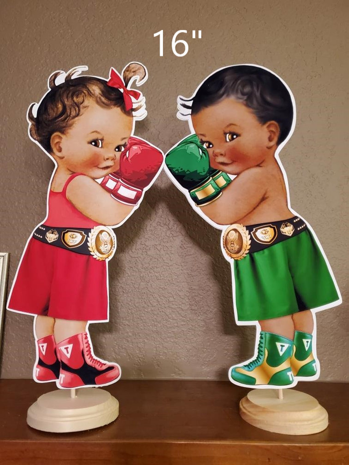 Little Prince Boxer Boxing Babies of Color Centerpiece with Etsy