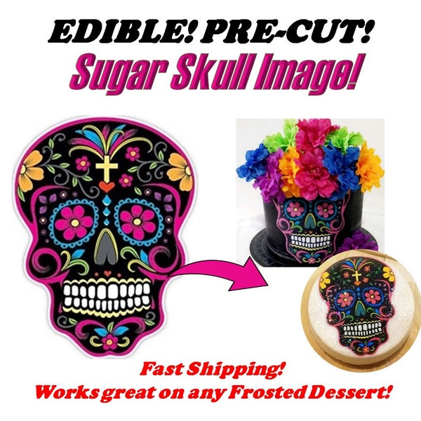 Day of the Dead Cake Topper - Etsy