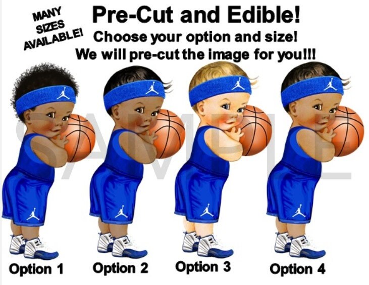 Pre Cut Royal Blue Little Prince Holding Basketball Edible Etsy Pre Cut Royal Blue Little Prince Holding Basketball Edible Etsy