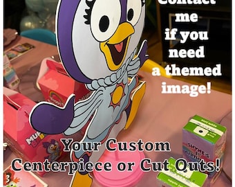 Your Own Custom Centerpiece with Stand OR Cut Outs, Picture Centerpieces, Custom Cutouts, Your Own Picture Centerpieces, Pre Cut Custom Made