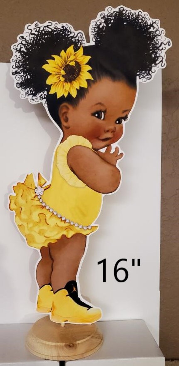 Free Free 193 Sunflower Afro Puff Baby Clipart SVG PNG EPS DXF File