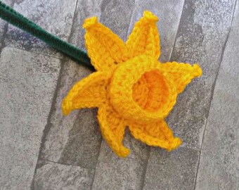 Yellow /& Orange Daffodil Spring Flower Shank Buttons Easter Flowers