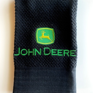 John Deere embroidered kitchen towel