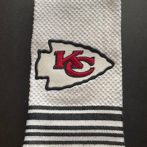 NFL Chiefs embroidered kitchen or hand towels