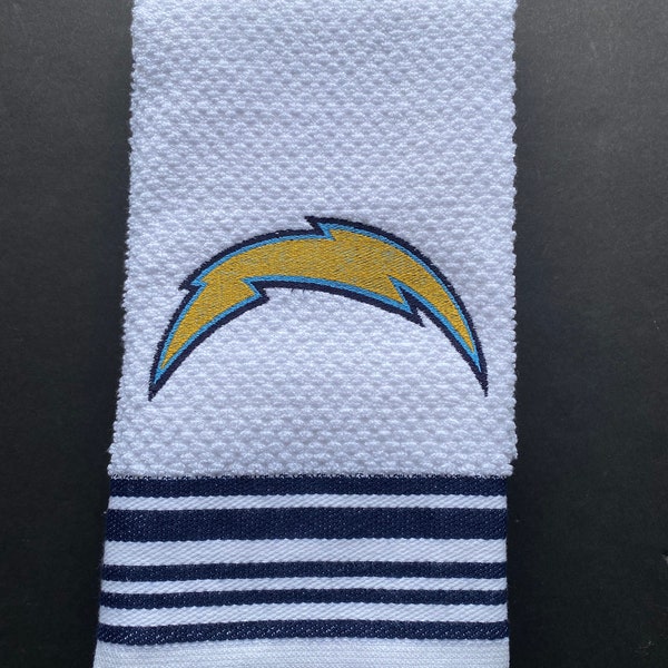 NFL Los Angeles Chargers embroidered towel