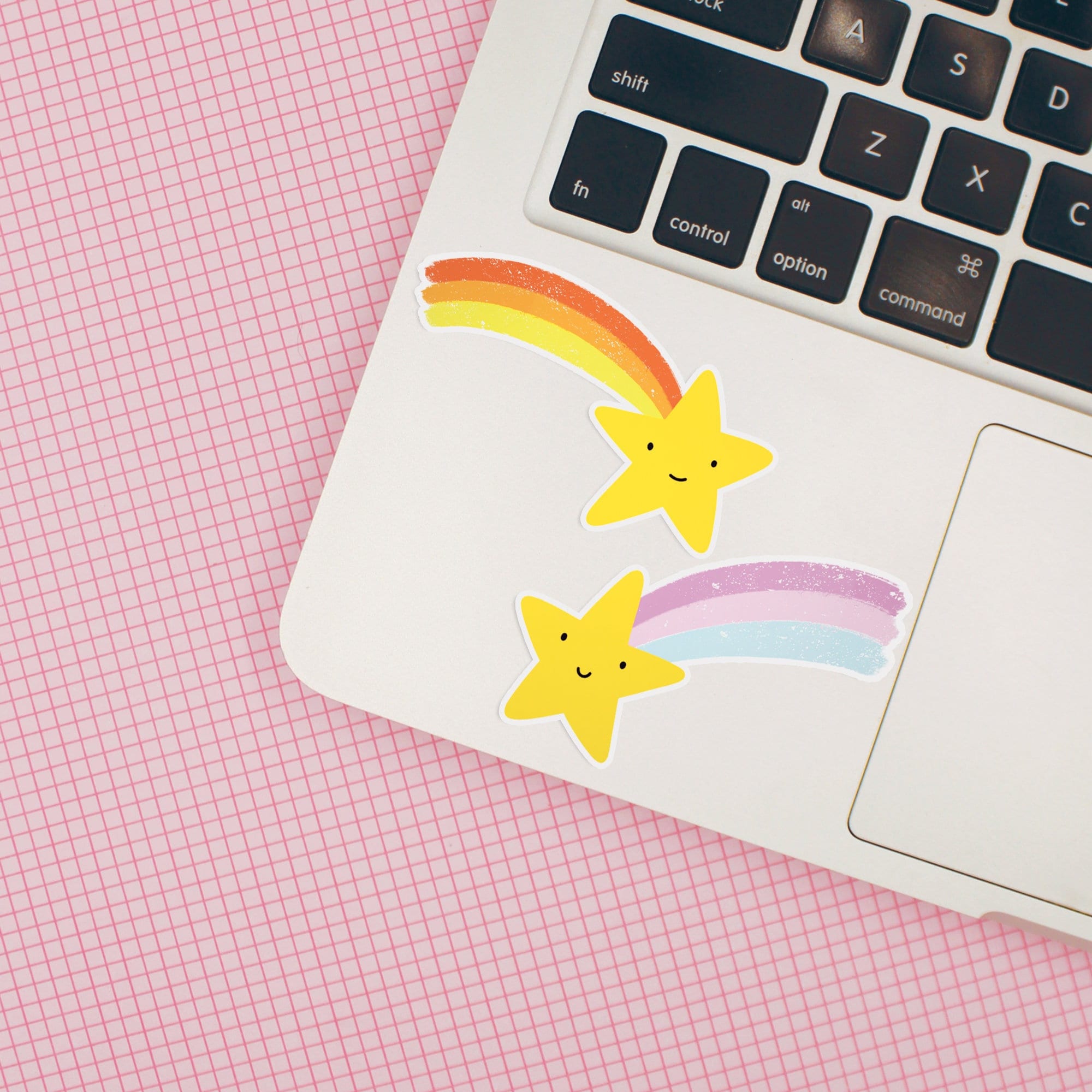 Virtual Star Sticker Cute Shooting Stars Sticker Pair, Space Themed, Celestial, Waterproof ...