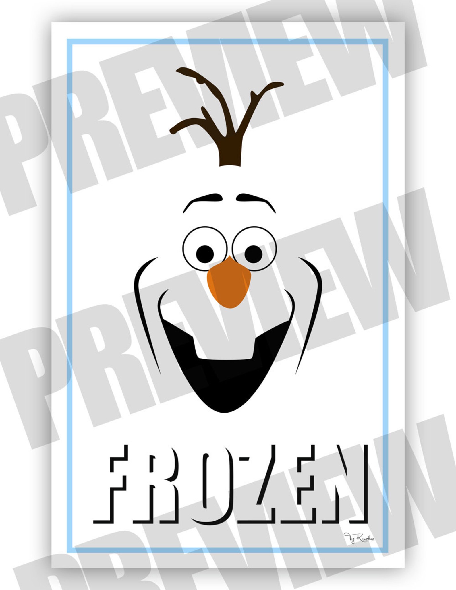 frozen-olaf-poster-11x17-instant-pdf-download-etsy