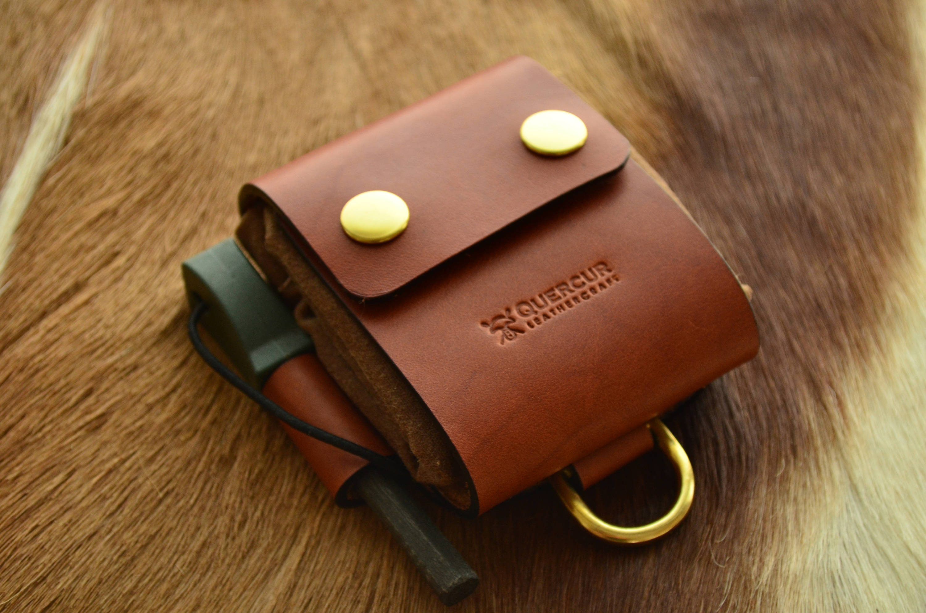 Handmade Bushcraft Foraging Pouch for Belt or straps