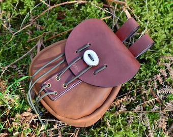 Leather Hip Bag - Sporran - Large
