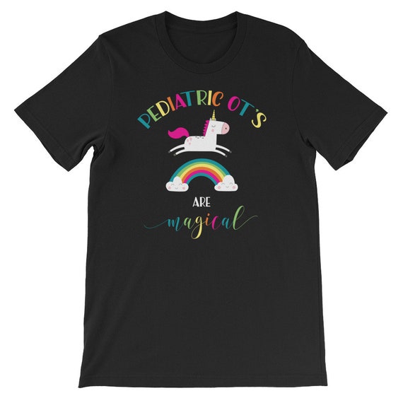Rainbow Unicorn Pediatric Ot Shirt Occupational Therapy Tee Rainbow Unicorn Pediatric Ot Shirt Occupational Therapy Tee