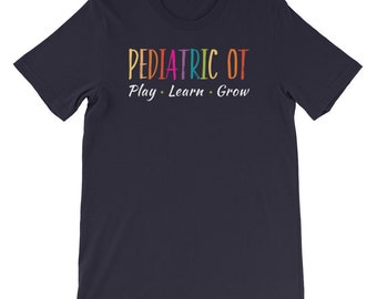 Pediatric OT T-Shirt / Occupational Therapy Rainbow Tee / OT OTA graduation gift shirt