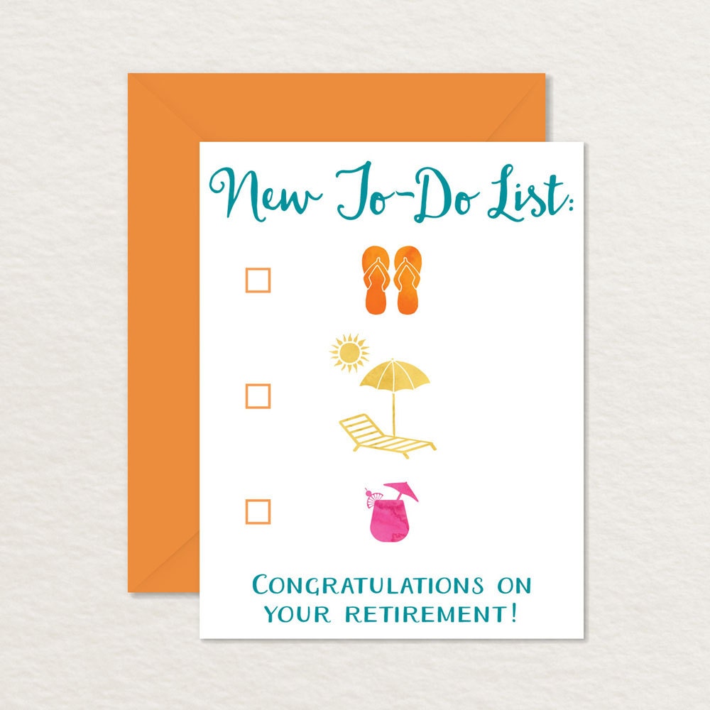 Retirement Card Template