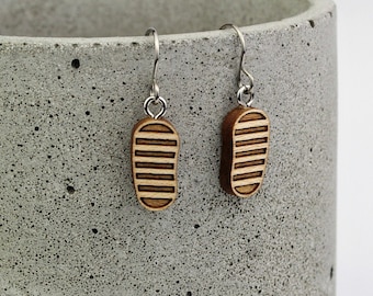 Astronaut Bootprint Drop Earrings | Laser Cut Space & Science Jewellery