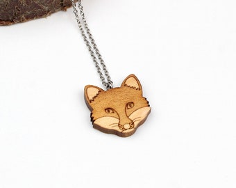 Fox Necklace | Laser Cut Nature Jewellery