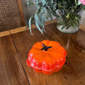 Le Creuset pumpkin coquette made in France