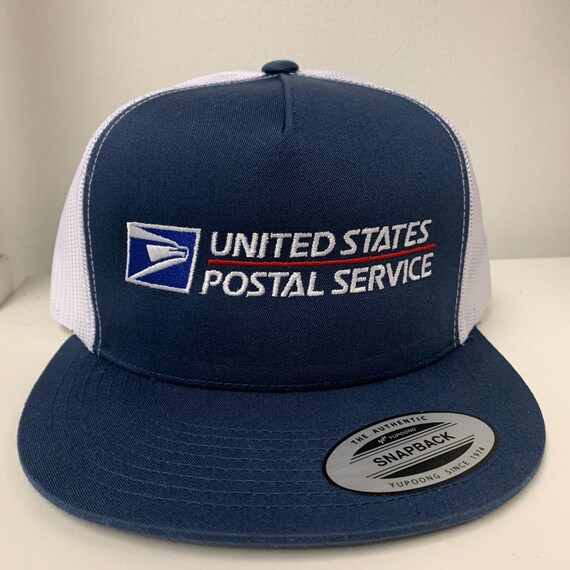 USPS Trucker Snapback Cap United States Postal Service Hat Etsy
