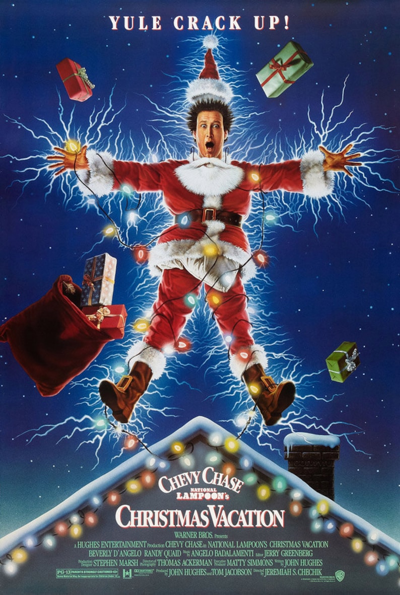 National Lampoon's Christmas Vacation Movie Poster Etsy