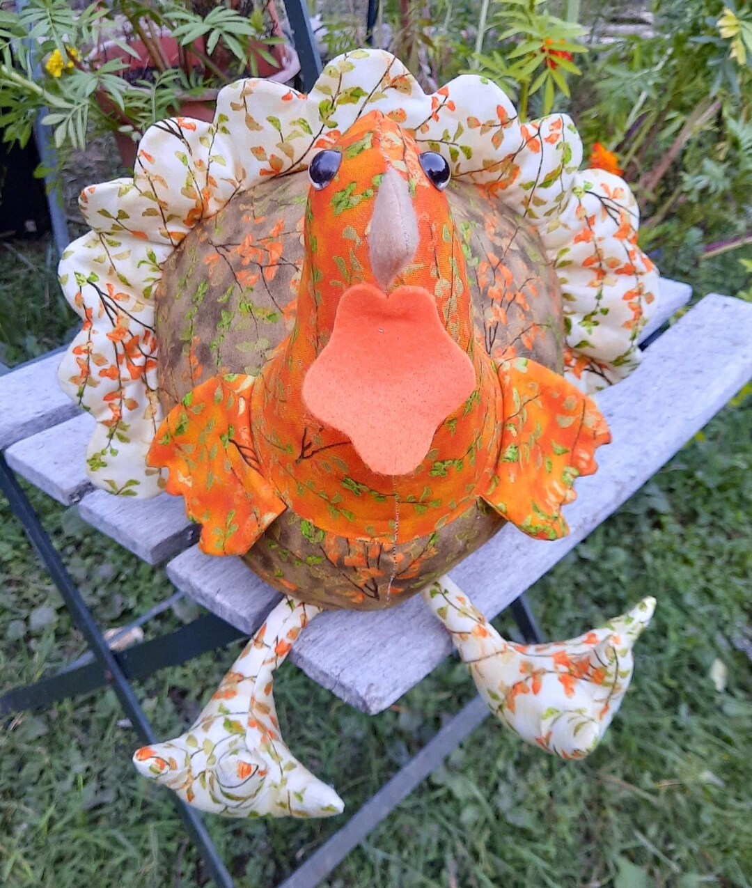 Tom the Turkey Stuffed Animal Etsy