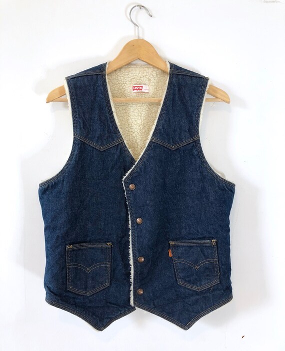 Vintage Levis Orange Tab Denim Vest 