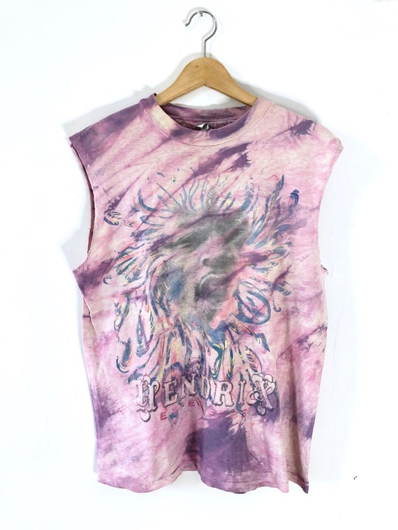 Vintage 80's Jimi Hendrix Experience Tie Dye T-shi