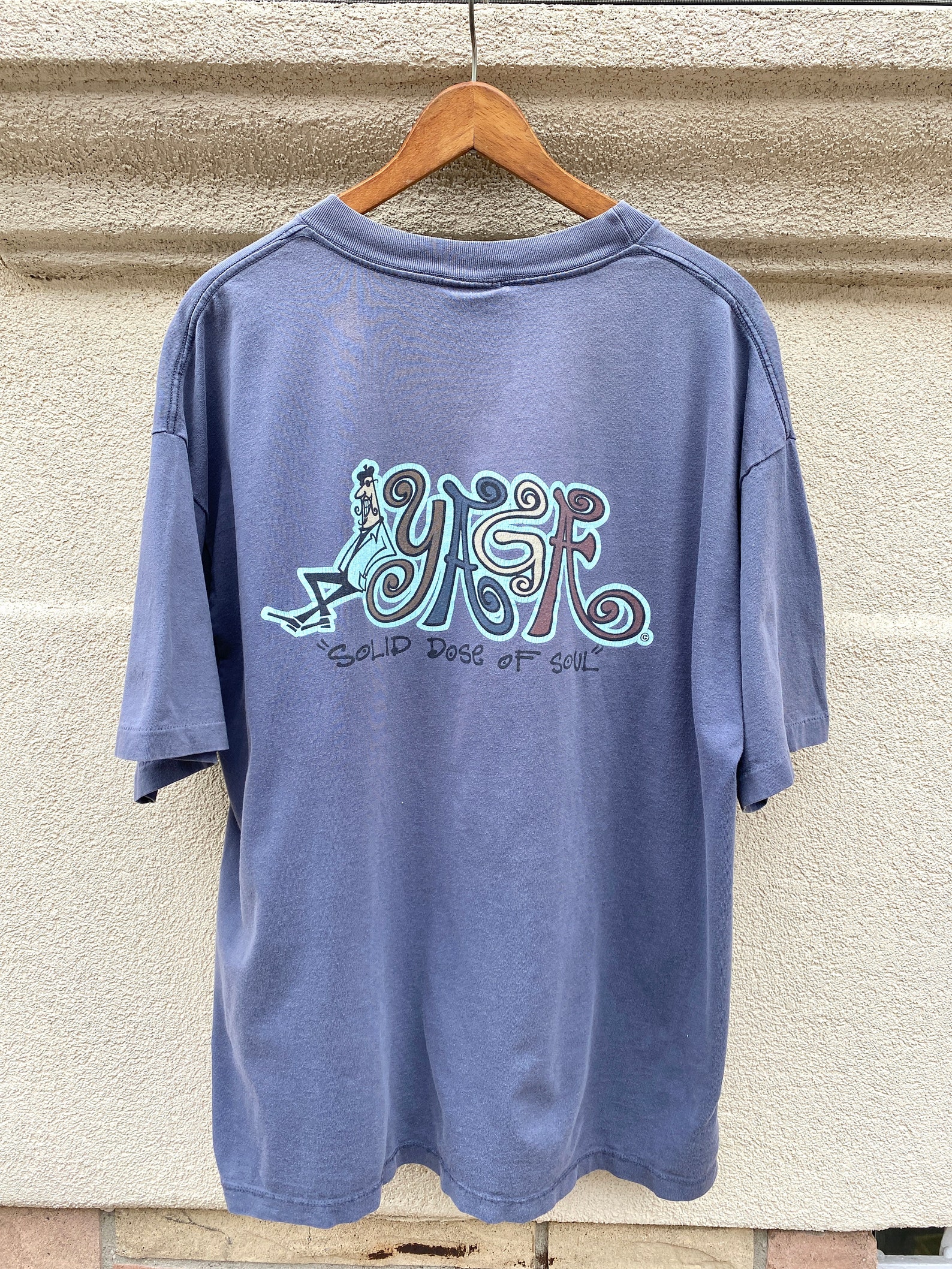 Vintage 90's YAGA Solid Dose of Soul Single Stitch T-shirt | Etsy