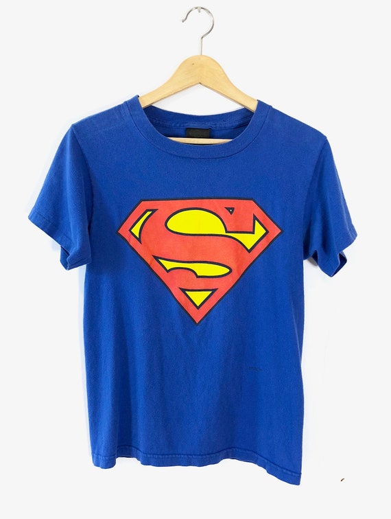 True Vintage 80's Classic Superman Logo 