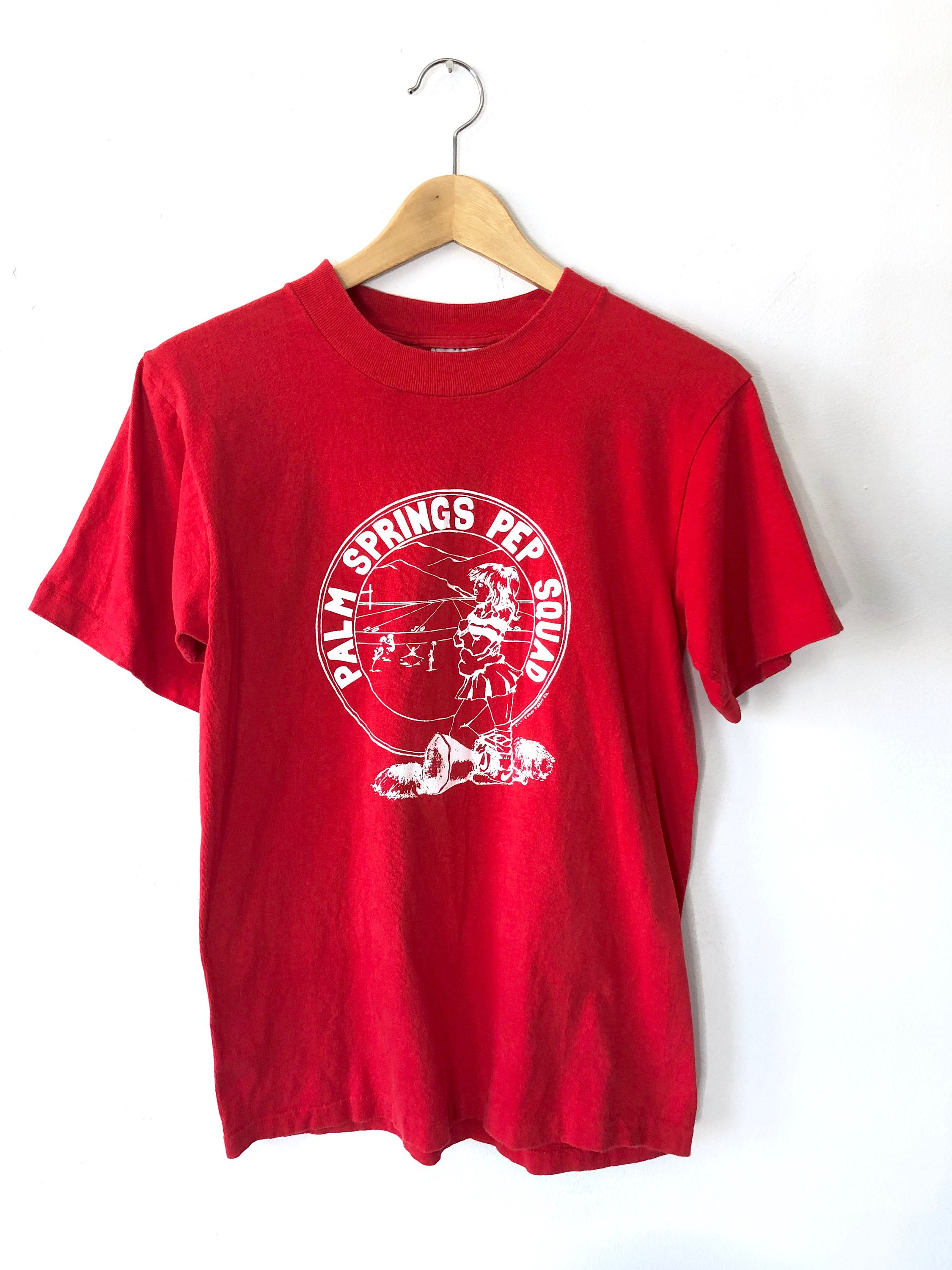Vintage 80's Palm Springs Pep Squad T-shirt | Etsy