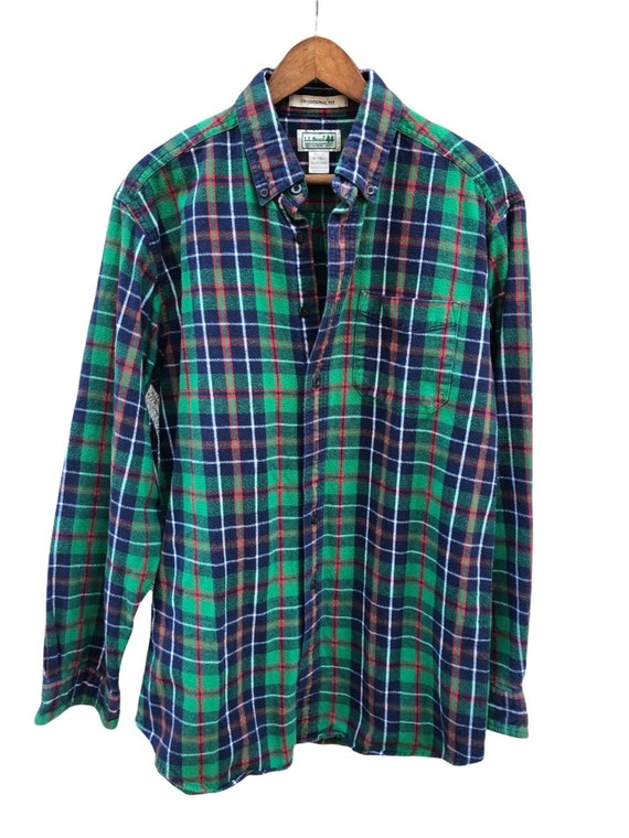 Ll bean plaid shirt - Gem