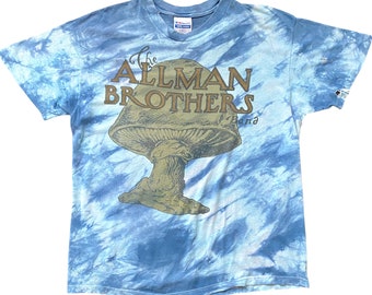 Vintage 80's Allman Brothers Band Tie Dye T-shirt