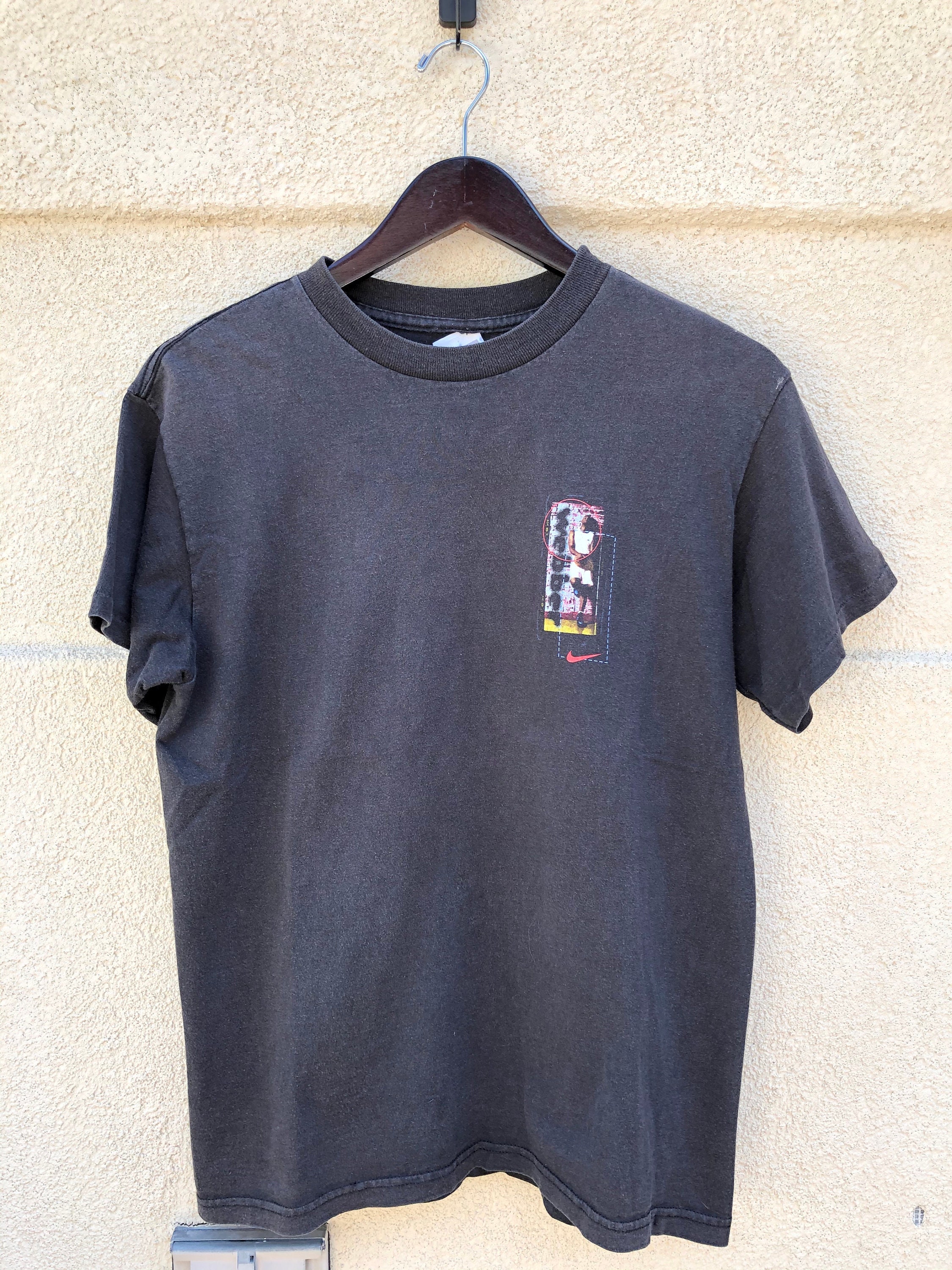 Vintage 90's Chris Webber Nike Grey Tag T-shirt | Etsy