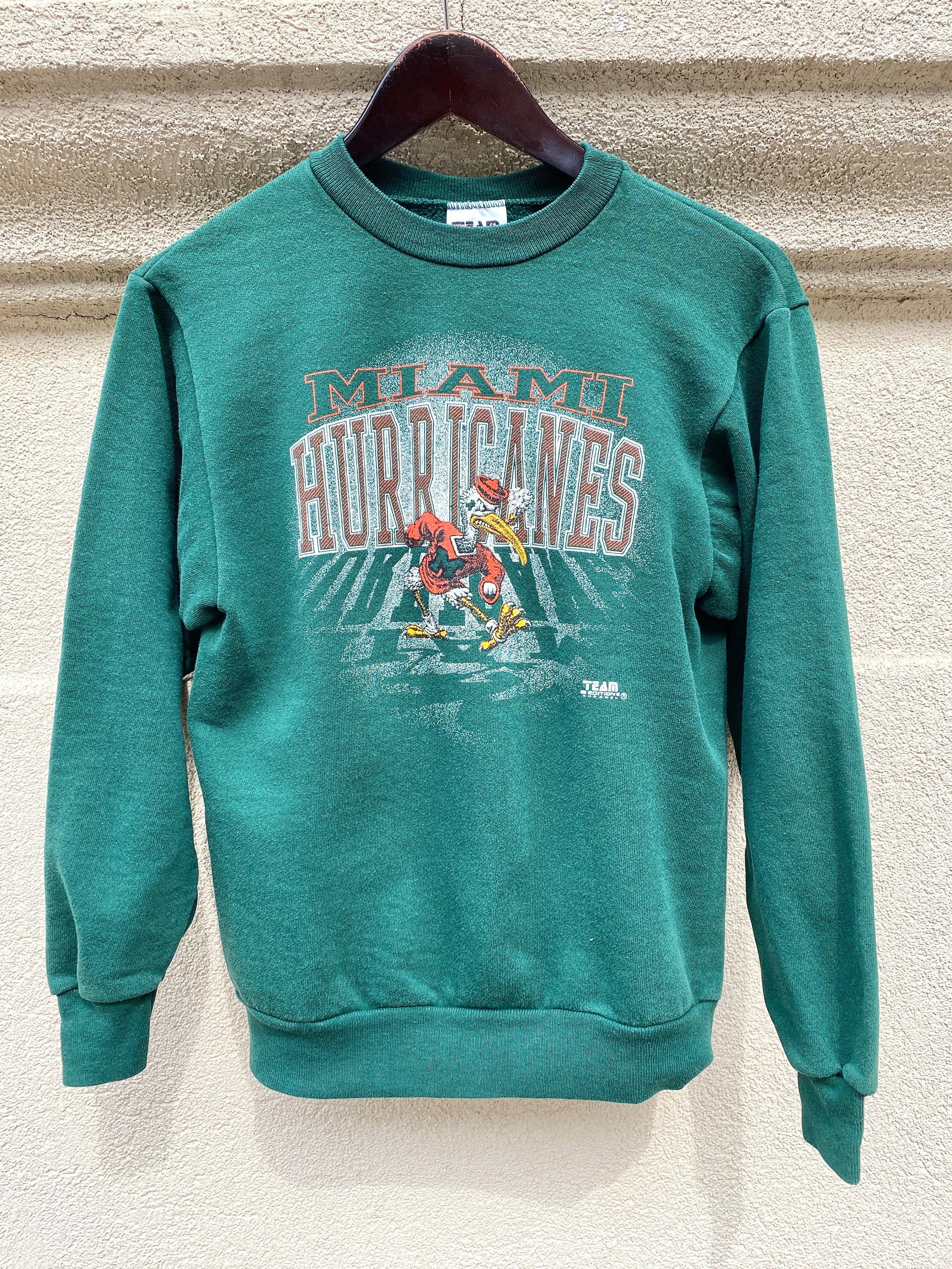 University of Miami, One of a KIND Vintage Miami Hurricanes Sweatshirt –  ShopCrystalRags