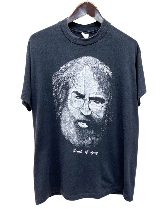 Grateful Garcia Jerry of - Touch Vintage Etsy Grey T-shirt Dead 80\'s