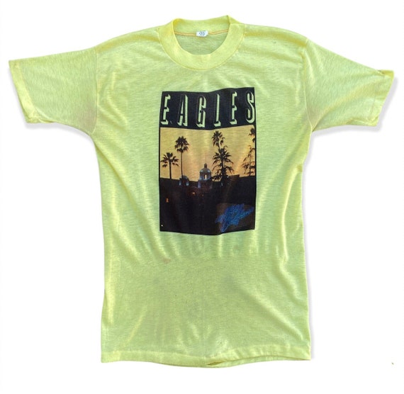 progressiv Fremtrædende Antagonisme Vintage 70's Eagles Hotel California T-shirt - Etsy