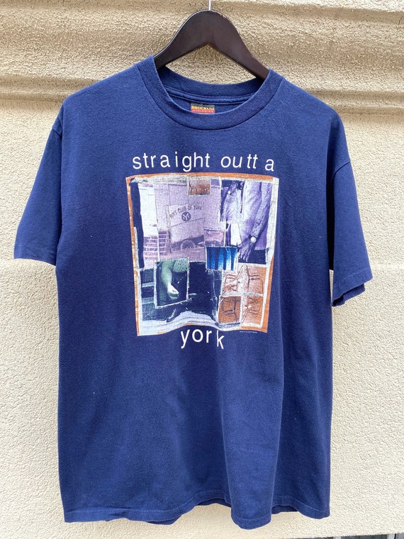 Vintage 1994 Live Straight Outta York Brockum T-sh