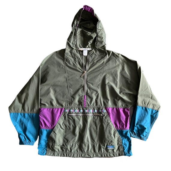 Vintage 90's L.L. Bean Anorak Pullover 