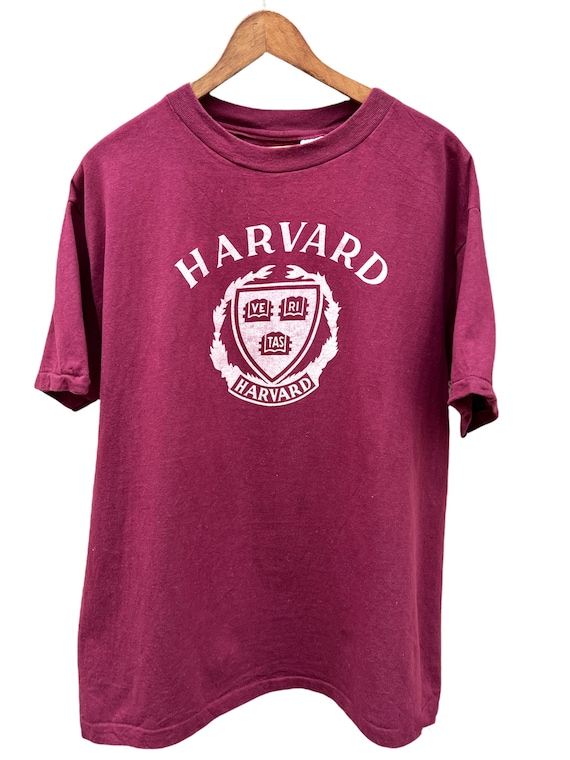 Vintage 80's Champion Harvard Single Stitch T-shir