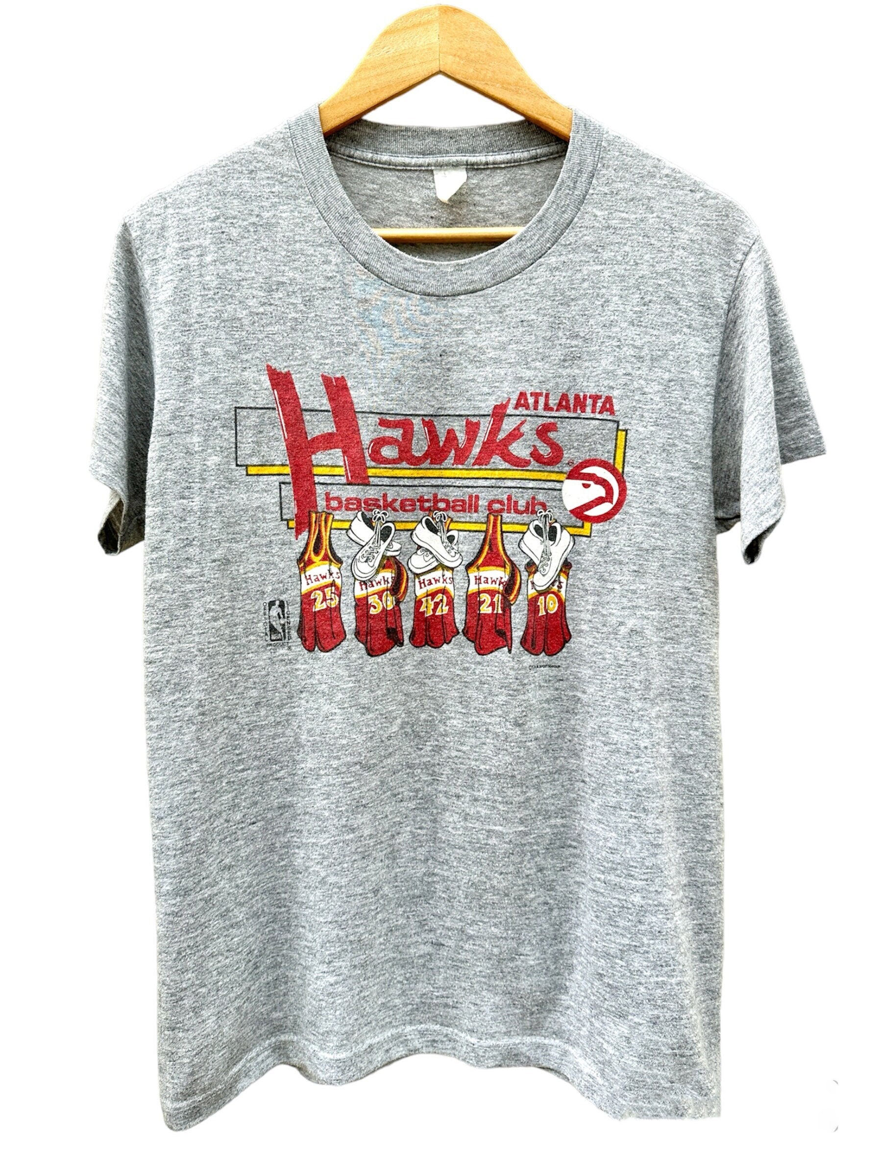 Rare Vintage Atlanta Braves The Miracle Team Tomahawk Chop T Shirt 90s White M