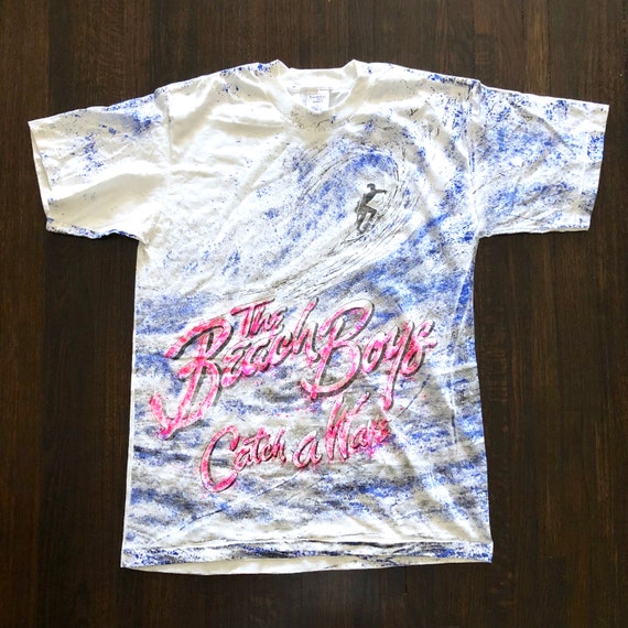 Vintage 90's The Beach Boys All Over Print T-shrit