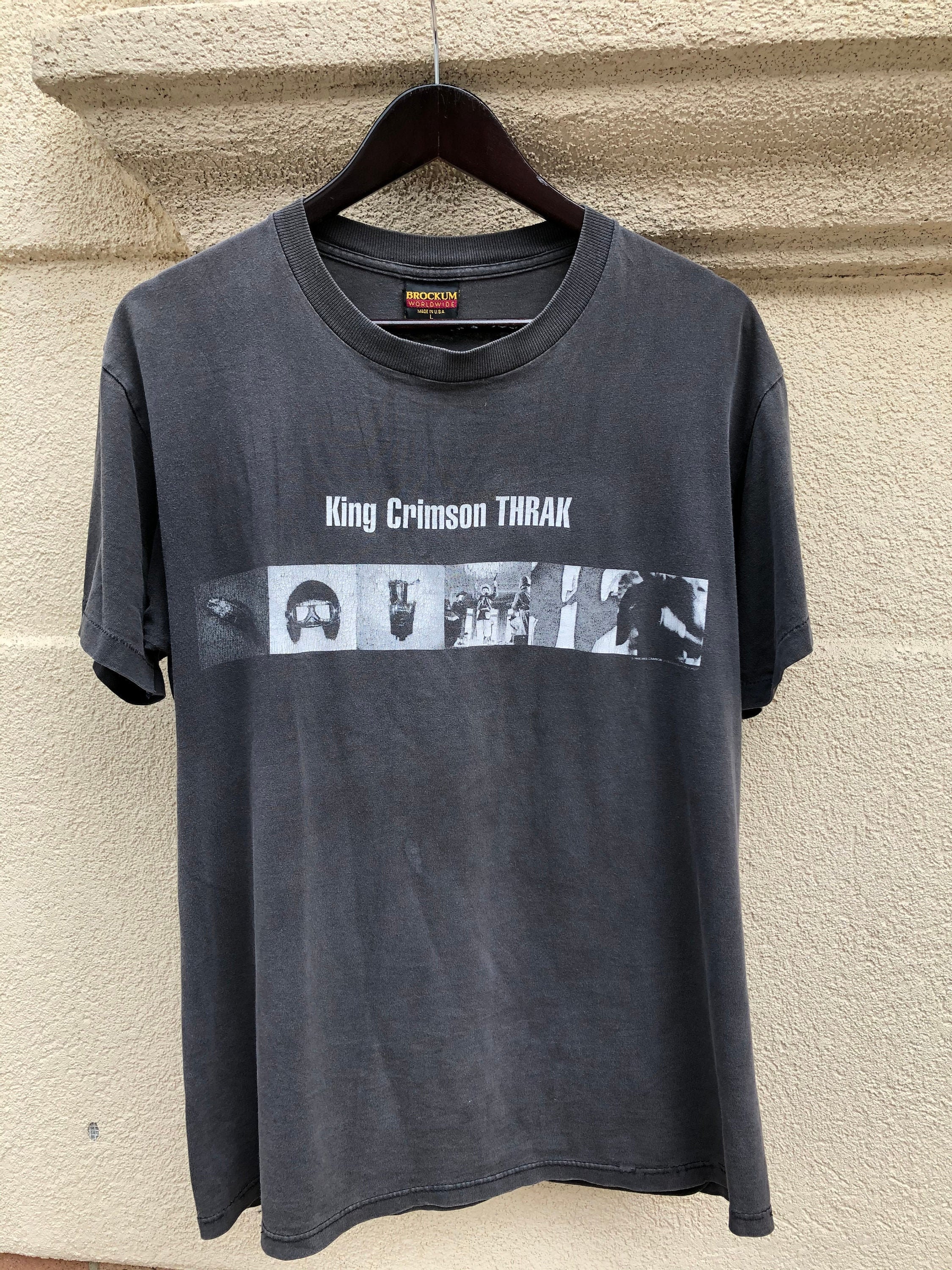 Rare Vintage 90's King Crimson THRAK T-shirt - Etsy